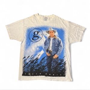 Rose Inc Graphic Tee - Cream and Blue